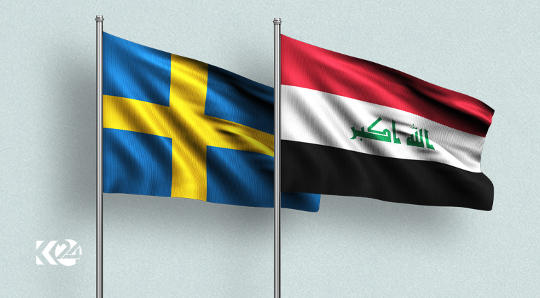 ئاڵای عێراق و سوید